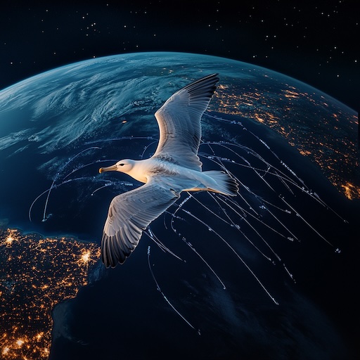 Albatross flight path